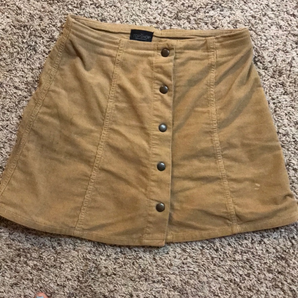 Top Shop Cord Skirt!